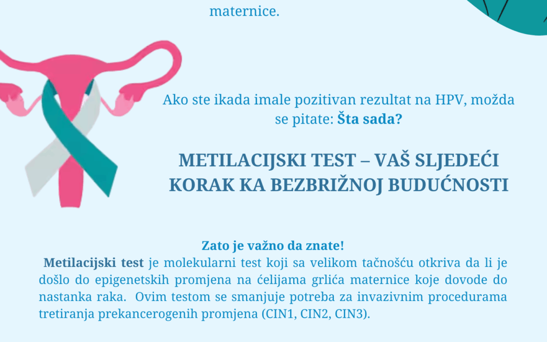 ŠTA JE METILACIJSKI TEST I ZAŠTO JE VAŽAN?